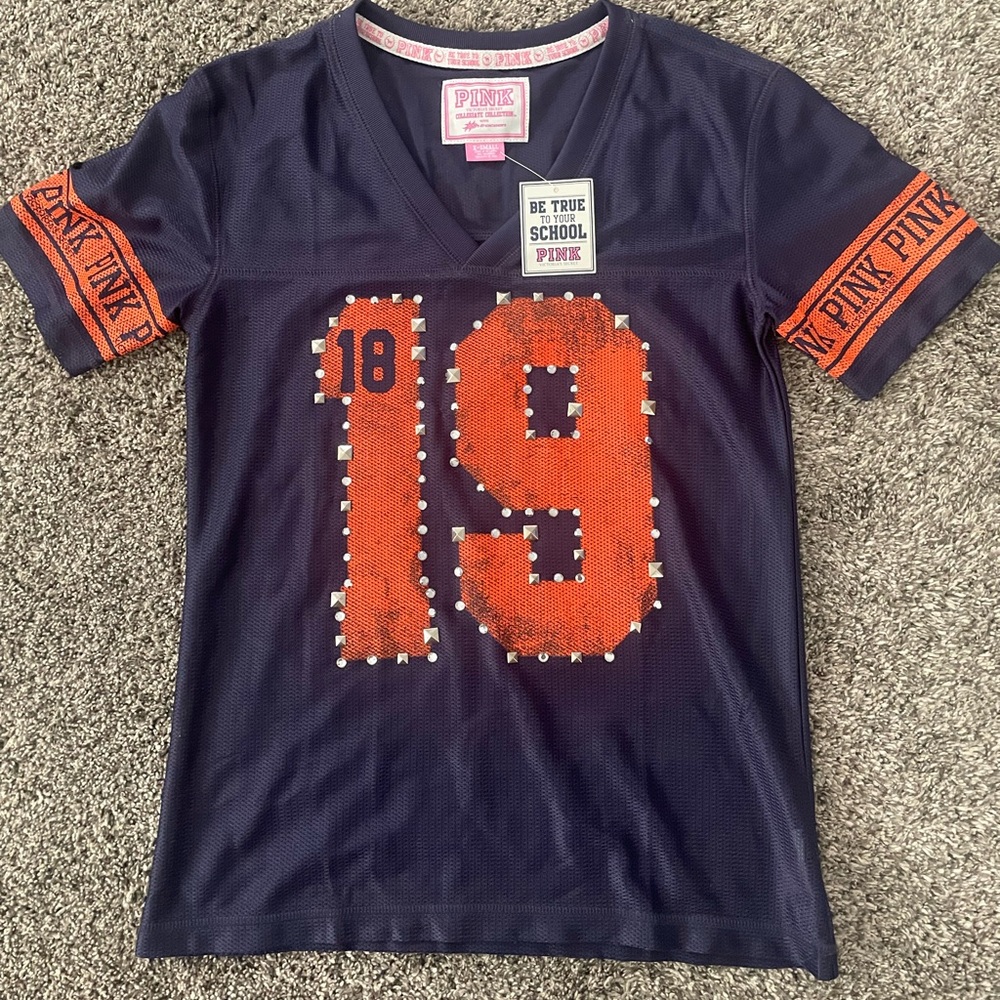 VS PINK Mesh Jersey Top